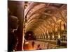 Visitors Examine the Sculptures and Frescoes of the Antiquarium Hall in Munich, Germany-null-Mounted Photographic Print