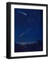 'Visitors from Space Reach the Earth', 1935-Unknown-Framed Giclee Print