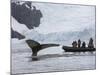 Visitors Get Close-up View of Humpback Whales in Cierva Cove, Gerlache Strait, Antarctic Peninsula-Hugh Rose-Mounted Photographic Print