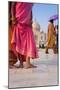 Visitors in Front of the Taj Mahal, UNESCO World Heritage Site, Agra, Uttar Pradesh, India, Asia-Gavin Hellier-Mounted Premium Photographic Print