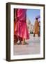 Visitors in Front of the Taj Mahal, UNESCO World Heritage Site, Agra, Uttar Pradesh, India, Asia-Gavin Hellier-Framed Photographic Print