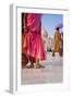 Visitors in Front of the Taj Mahal, UNESCO World Heritage Site, Agra, Uttar Pradesh, India, Asia-Gavin Hellier-Framed Photographic Print