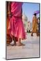 Visitors in Front of the Taj Mahal, UNESCO World Heritage Site, Agra, Uttar Pradesh, India, Asia-Gavin Hellier-Mounted Photographic Print