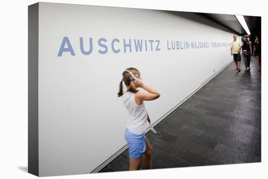 Visitors in Holocaust Museum-Felipe Rodriguez-Stretched Canvas