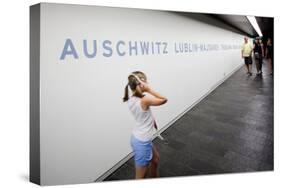 Visitors in Holocaust Museum-Felipe Rodriguez-Stretched Canvas