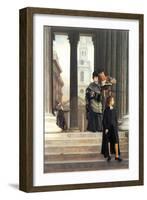 Visitors in London-James Tissot-Framed Art Print