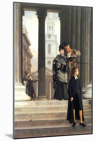 Visitors In London-James Tissot-Mounted Art Print