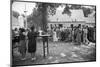 Visitors Lining Up to View Ohio's Most Typical Farm Family, Columbus, Ohio, 1941-Alfred Eisenstaedt-Mounted Photographic Print