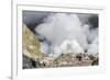 Visitors to an Active Andesite Stratovolcano-Michael Nolan-Framed Photographic Print
