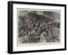Visitors to Mount Vesuvius, an Unexpected Eruption-William Small-Framed Giclee Print