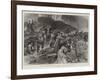 Visitors to Mount Vesuvius, an Unexpected Eruption-William Small-Framed Giclee Print