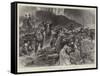 Visitors to Mount Vesuvius, an Unexpected Eruption-William Small-Framed Stretched Canvas