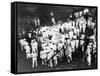 Visitors to Port Doumen, Saigon, Vietnam, 1900-null-Framed Stretched Canvas