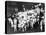 Visitors to Port Doumen, Saigon, Vietnam, 1900-null-Stretched Canvas