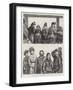 Visitors to the Eiffel Tower, Paris-Charles Paul Renouard-Framed Giclee Print