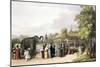 Visitors to the London Zoological Gardens in Regent's Park-null-Mounted Giclee Print