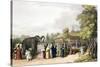 Visitors to the London Zoological Gardens in Regent's Park-null-Stretched Canvas