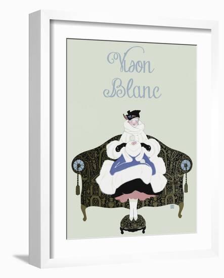 Vison Blanc-null-Framed Giclee Print