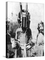 Visored Mask of Highland People, Africa, 1936-null-Stretched Canvas