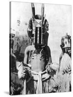 Visored Mask of Highland People, Africa, 1936-null-Stretched Canvas