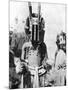 Visored Mask of Highland People, Africa, 1936-null-Mounted Giclee Print