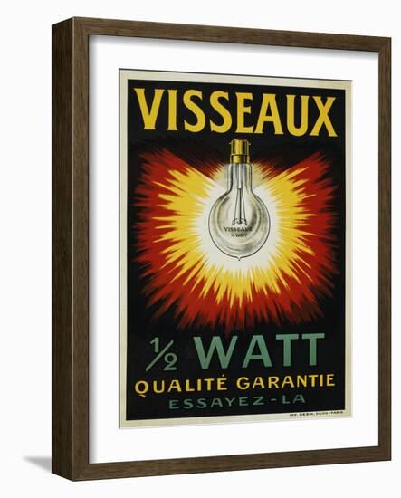 Visseaux 1/2 Watt Advertising Poster-null-Framed Giclee Print