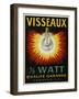 Visseaux 1/2 Watt Advertising Poster-null-Framed Giclee Print