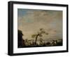 Vista de la Albufera de Valencia, ca. 1783-Antonio Carnicero-Framed Giclee Print