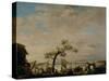 Vista de la Albufera de Valencia, ca. 1783-Antonio Carnicero-Stretched Canvas