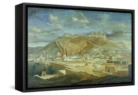 Vista De Zacatecas Con El Cerro Dela Bufa-Cleofas Almanza-Framed Stretched Canvas