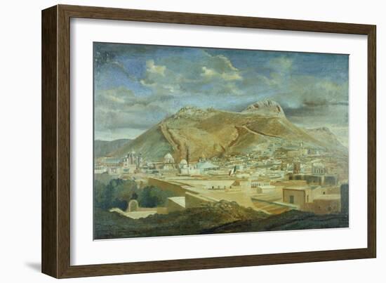 Vista De Zacatecas Con El Cerro Dela Bufa-Cleofas Almanza-Framed Giclee Print