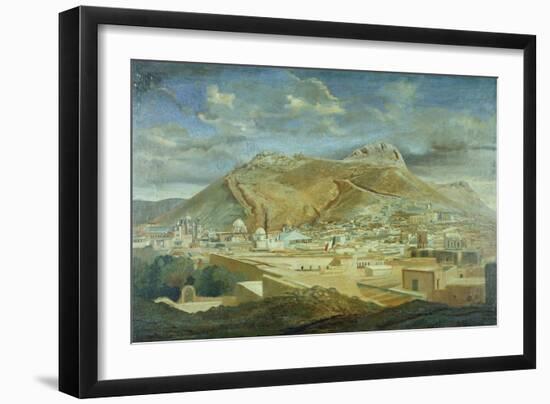 Vista De Zacatecas Con El Cerro Dela Bufa-Cleofas Almanza-Framed Giclee Print