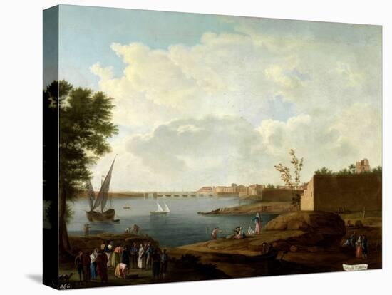 Vista Del Puerto De Santa María, 1781-1785-Mariano Ramón Sánchez-Stretched Canvas