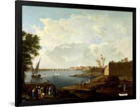 Vista Del Puerto De Santa María, 1781-1785-Mariano Ramón Sánchez-Framed Giclee Print