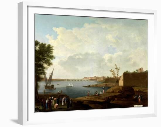 Vista Del Puerto De Santa María, 1781-1785-Mariano Ramón Sánchez-Framed Giclee Print