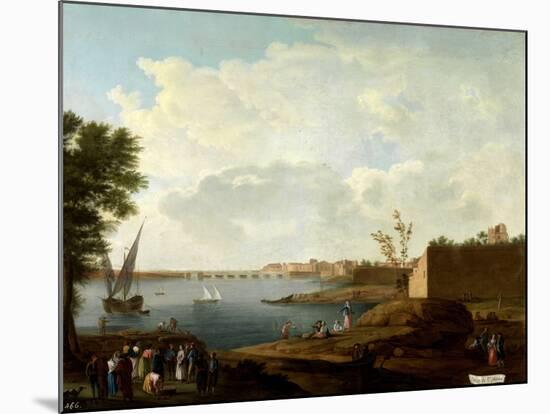 Vista Del Puerto De Santa María, 1781-1785-Mariano Ramón Sánchez-Mounted Giclee Print