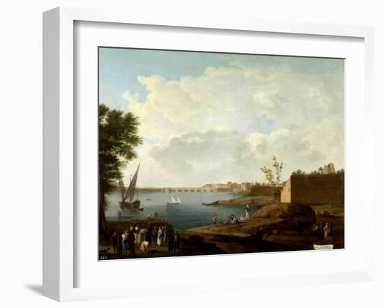 Vista Del Puerto De Santa María, 1781-1785-Mariano Ramón Sánchez-Framed Giclee Print