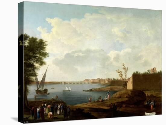 Vista Del Puerto De Santa María, 1781-1785-Mariano Ramón Sánchez-Stretched Canvas