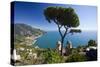 Vista from Hillside Town of Ravello-null-Stretched Canvas