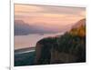 Vista House on Crown Point at Columbia River, Tom McCall Nature Preserve, Columbia River Gorge N...-null-Framed Photographic Print