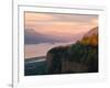 Vista House on Crown Point at Columbia River, Tom McCall Nature Preserve, Columbia River Gorge N...-null-Framed Photographic Print
