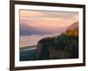 Vista House on Crown Point at Columbia River, Tom McCall Nature Preserve, Columbia River Gorge N...-null-Framed Photographic Print