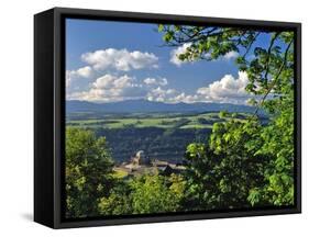 Vista House State Park Overlook-Steve Terrill-Framed Stretched Canvas