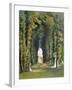 Vista in the Gardens of Teddesley, from "Gardens of England," Published 1857-E. Adveno Brooke-Framed Giclee Print