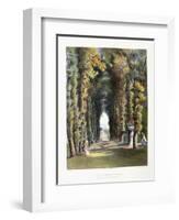 Vista' in the Gardens of Teddesley, Seat of the Right Honorable Lord Hatherton, 1857-E. Adveno Brooke-Framed Giclee Print