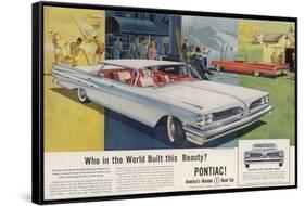 Vista-Lounge Interiors with Seats Wider Than a Sofa, in the New Wide-Track Pontiac-null-Framed Stretched Canvas