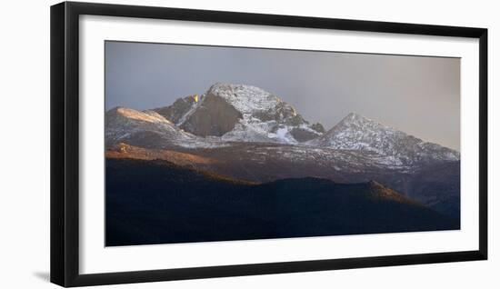 Vista of Long's Peak from Moraine Park in Rocky Mountain National Park, Colorado,USA-Anna Miller-Framed Premium Photographic Print