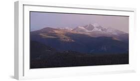 Vista of Long's Peak from Moraine Park in Rocky Mountain National Park, Colorado,USA-Anna Miller-Framed Photographic Print