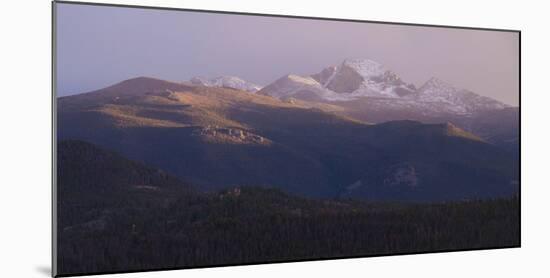 Vista of Long's Peak from Moraine Park in Rocky Mountain National Park, Colorado,USA-Anna Miller-Mounted Photographic Print