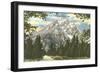 Vista of Majestic Grant Teton-null-Framed Art Print